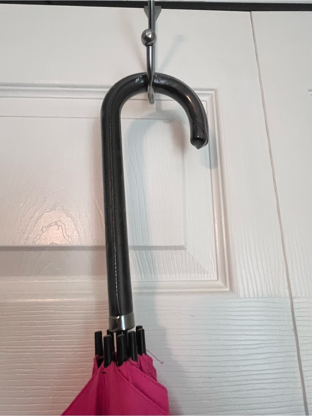 Victoria's Secret Black, White & Hot Pink Logo Umbrella - Picture 6 of 6